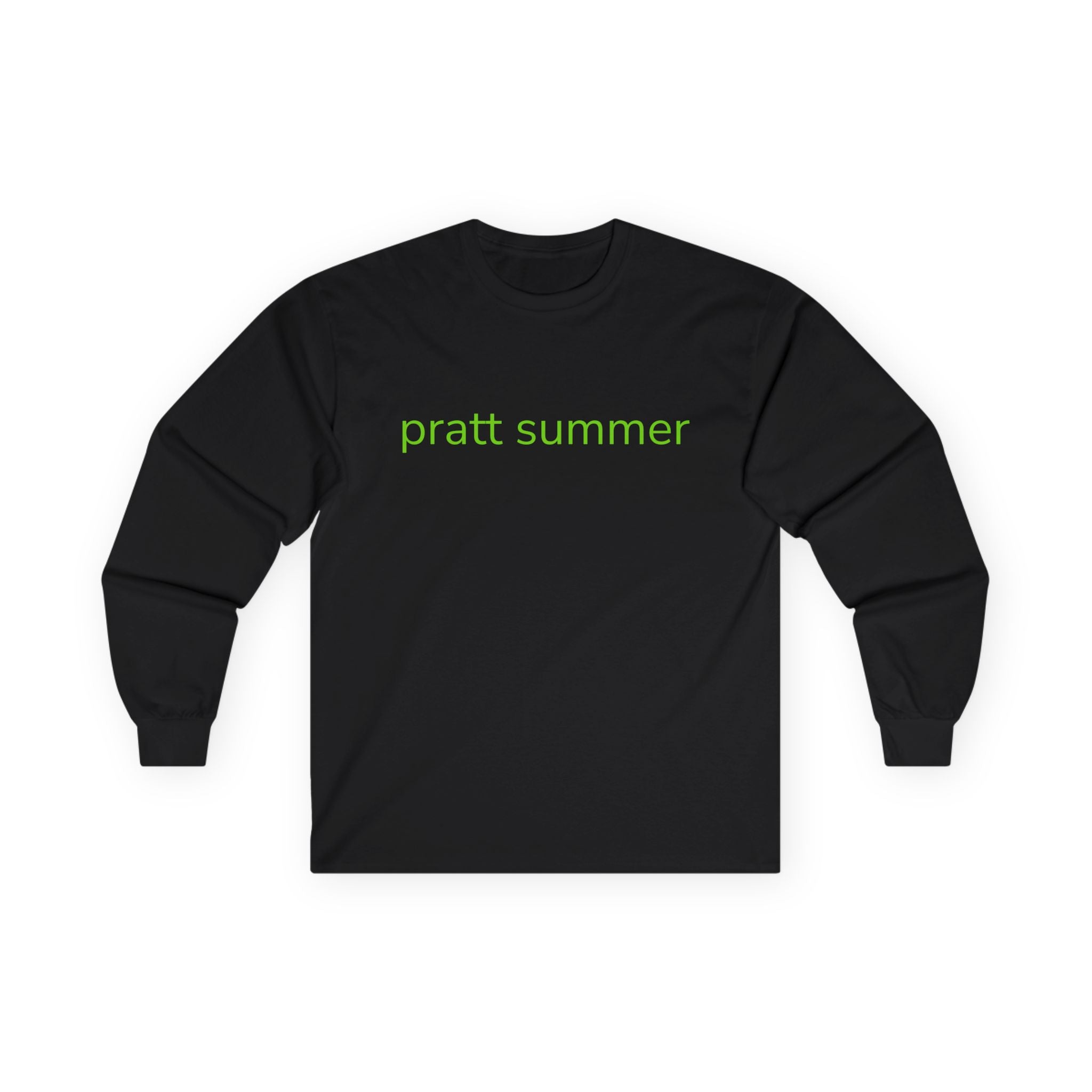 Long Sleeve Tee — "pratt summer" Front / "MAKE LA HOT AGAIN" Back Neon Shirt