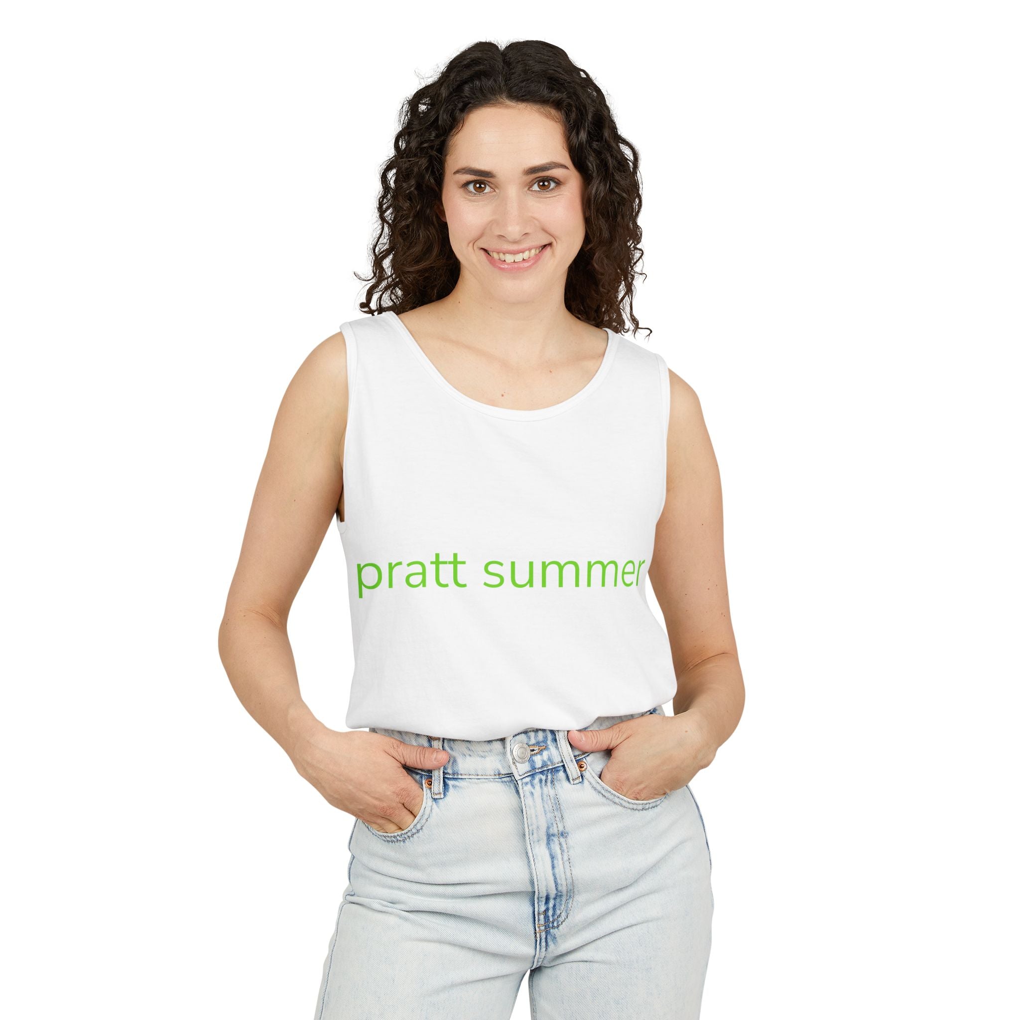 Pratt Summer Tank Top — Minimalist Campus & Beach Tank