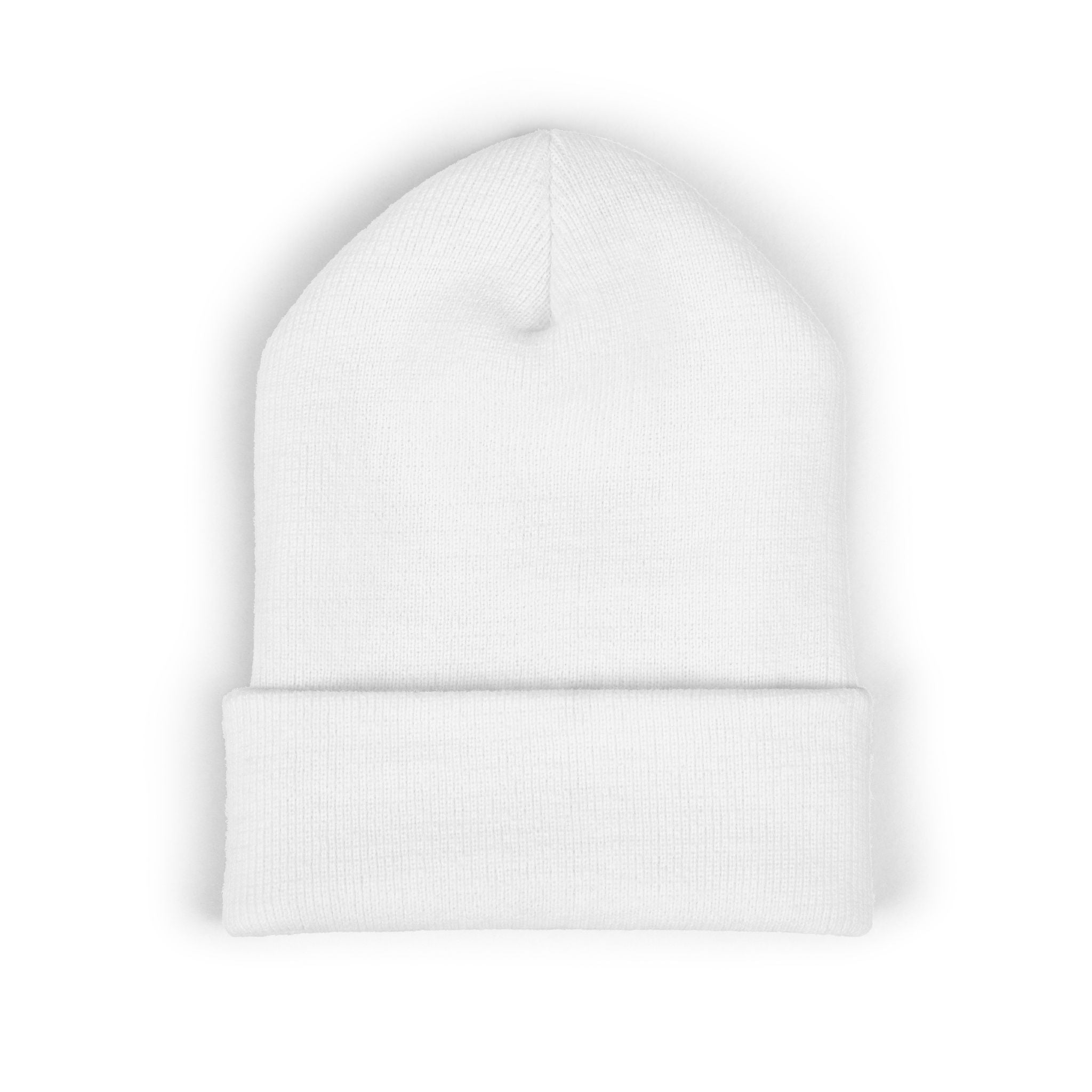 Embroidered 'pratt summer' Classic Cuffed Beanie – Minimal Knit Hat
