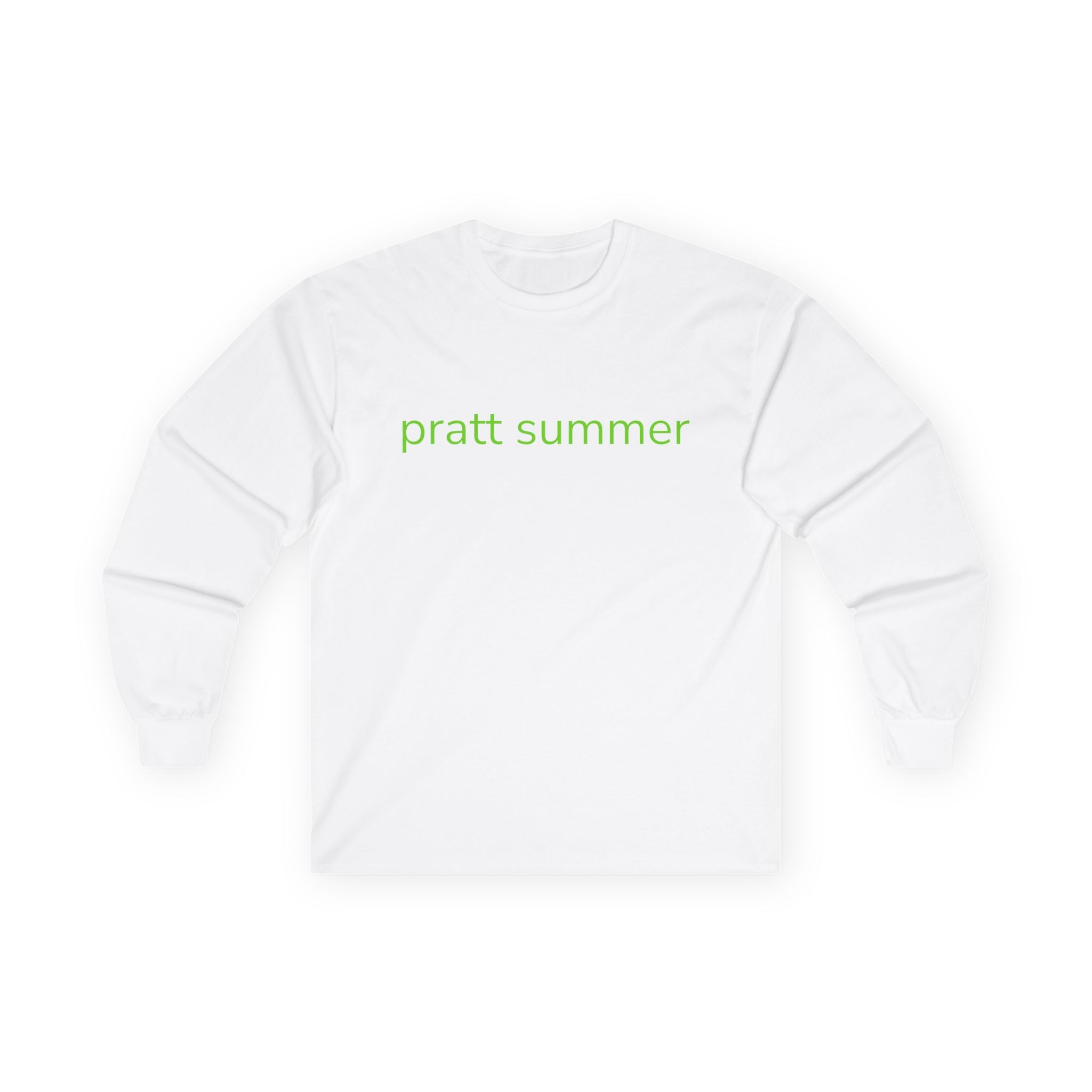 Long Sleeve Tee — "pratt summer" Front / "MAKE LA HOT AGAIN" Back Neon Shirt
