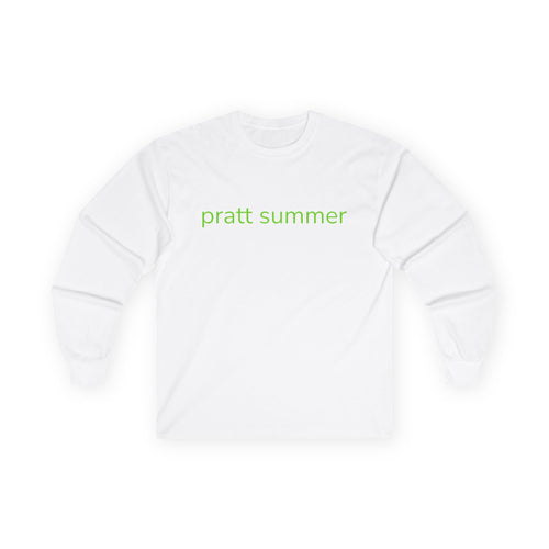 Long Sleeve Tee — "pratt summer" Front / "MAKE LA HOT AGAIN" Back Neon Shirt