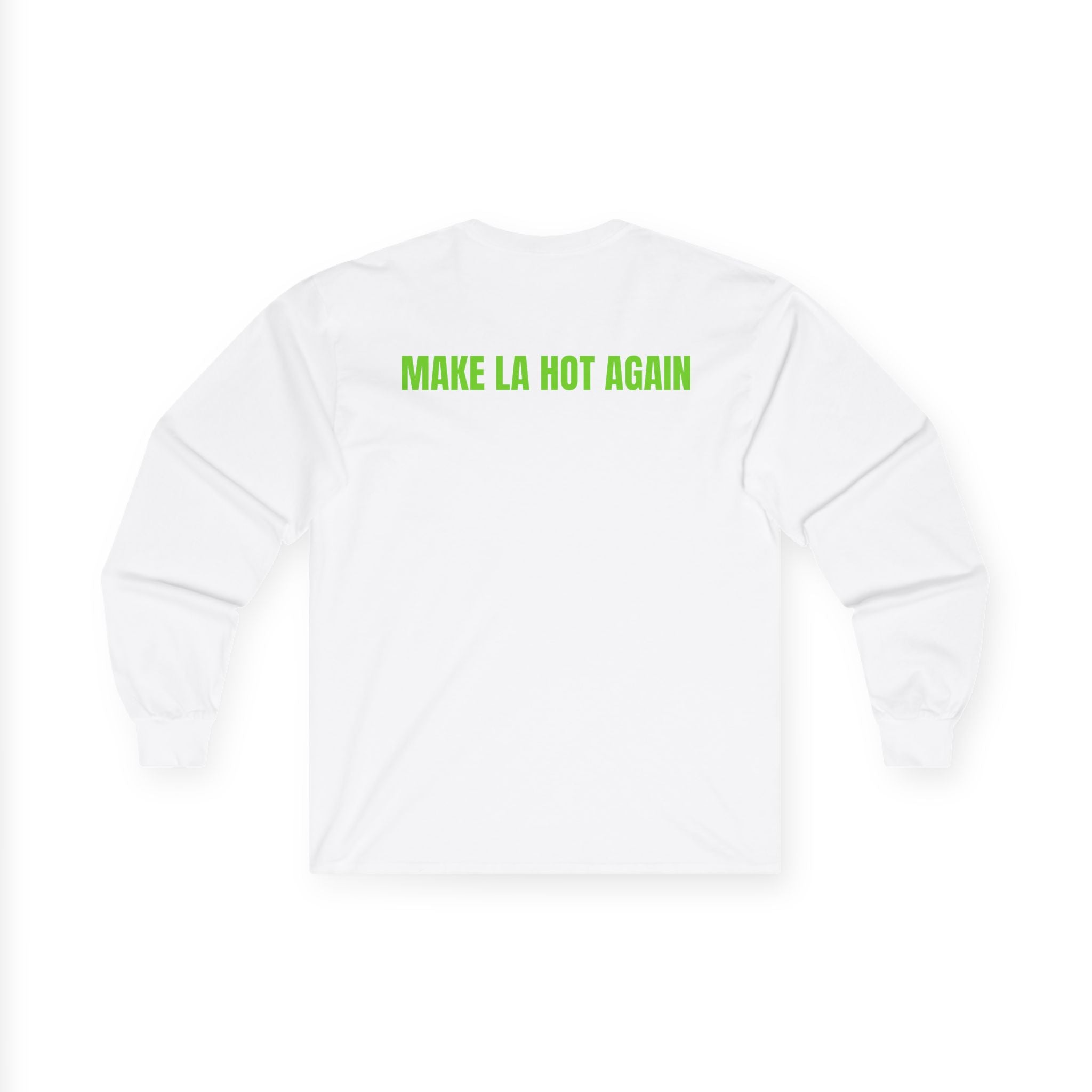 Long Sleeve Tee — "pratt summer" Front / "MAKE LA HOT AGAIN" Back Neon Shirt