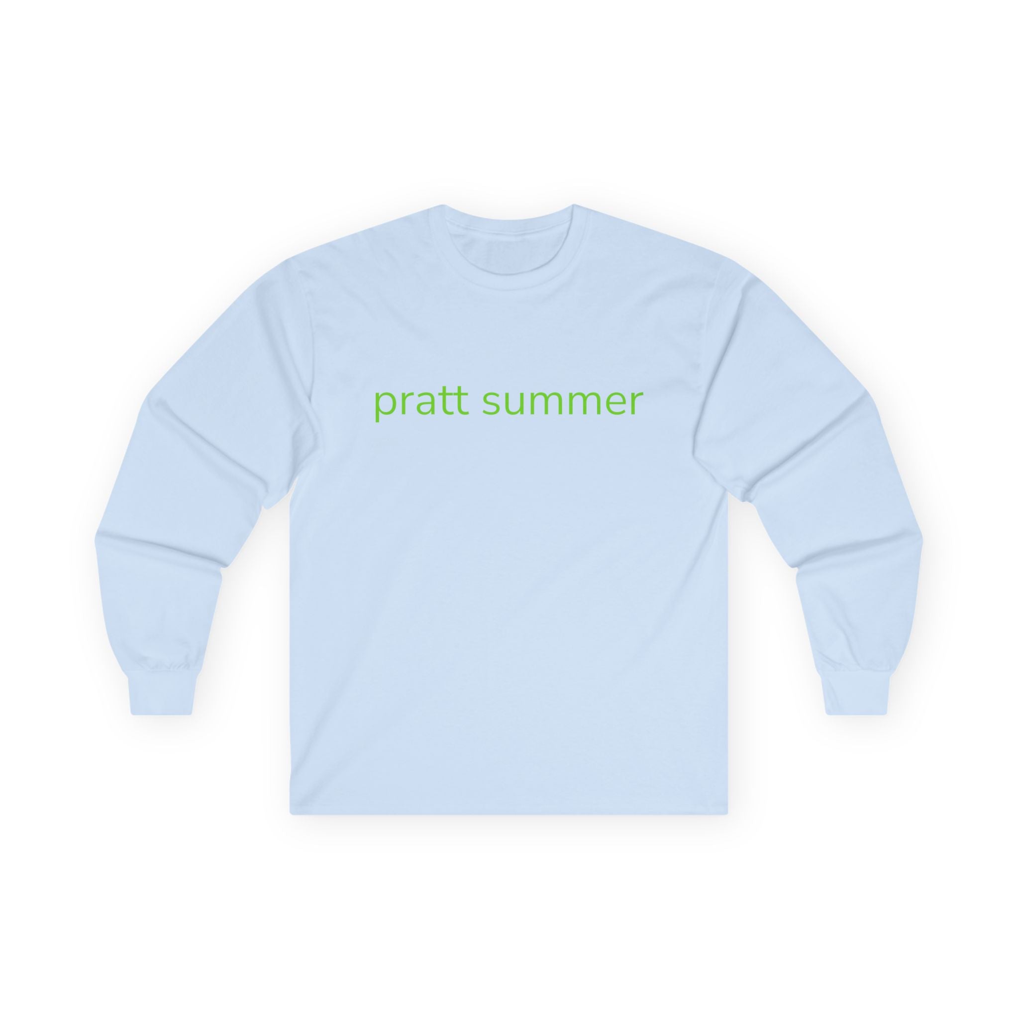 Long Sleeve Tee — "pratt summer" Front / "MAKE LA HOT AGAIN" Back Neon Shirt