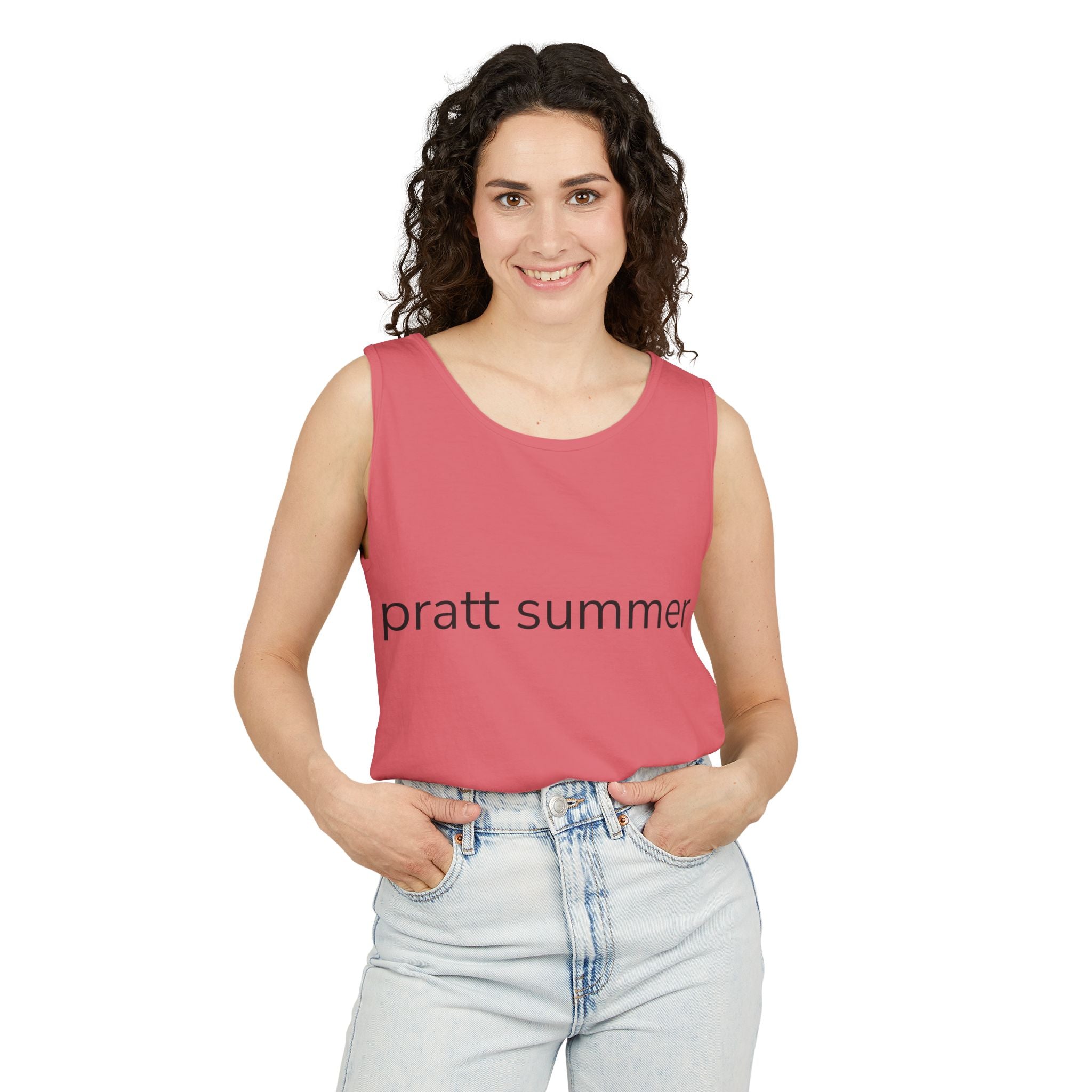 Pratt Summer Tank Top — Minimalist Campus & Beach Tank
