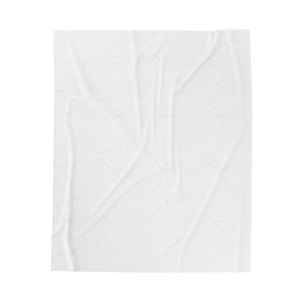 Velveteen Plush Blanket — 'Pratt Summer' Bright Logo Throw for Campus, Dorm & Gift