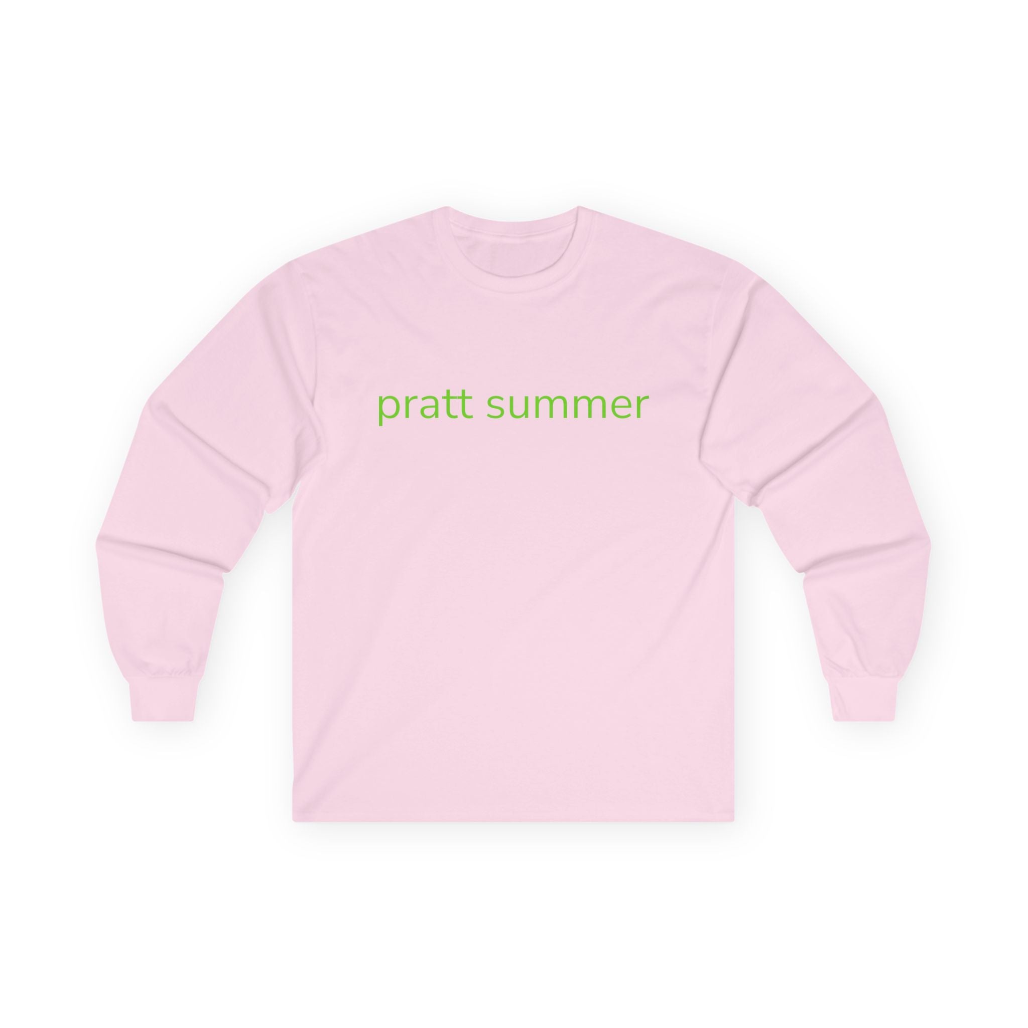 Long Sleeve Tee — "pratt summer" Front / "MAKE LA HOT AGAIN" Back Neon Shirt
