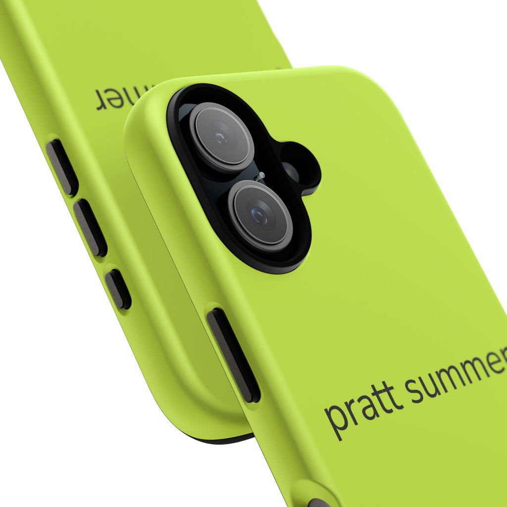 Tough Case — 'pratt summer' Neon Green Phone Case (LA Is Worth Saving)
